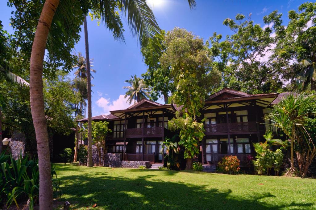 Zahrada ubytování Rebak Island Resort & Marina, Langkawi 大自然 野生动物与美食爱好者的天堂