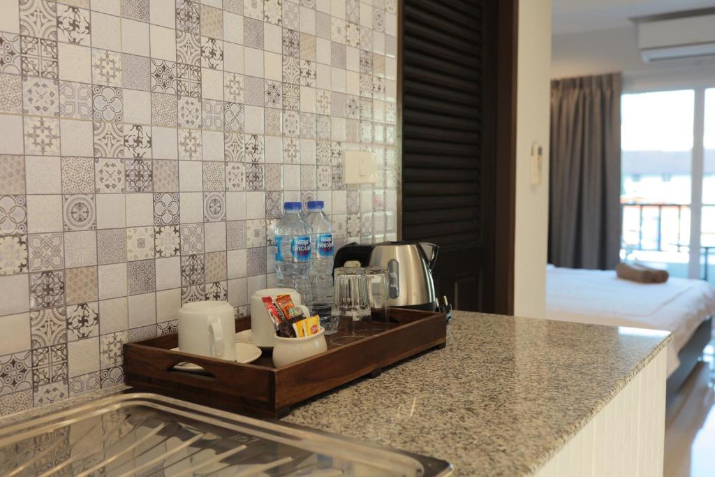 Nápoje v ubytování Nalanta Hotel Pattaya