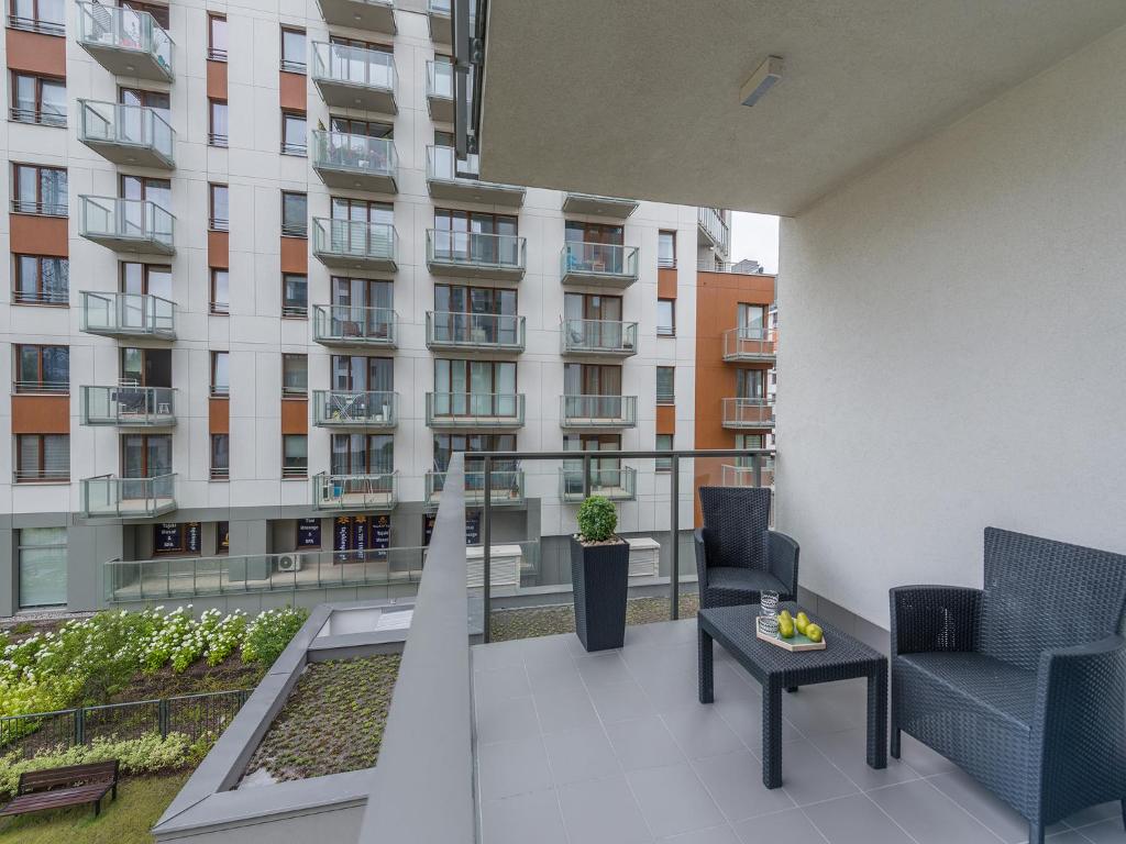 Balkón alebo terasa v ubytovaní P&O Serviced Apartments MORDOR