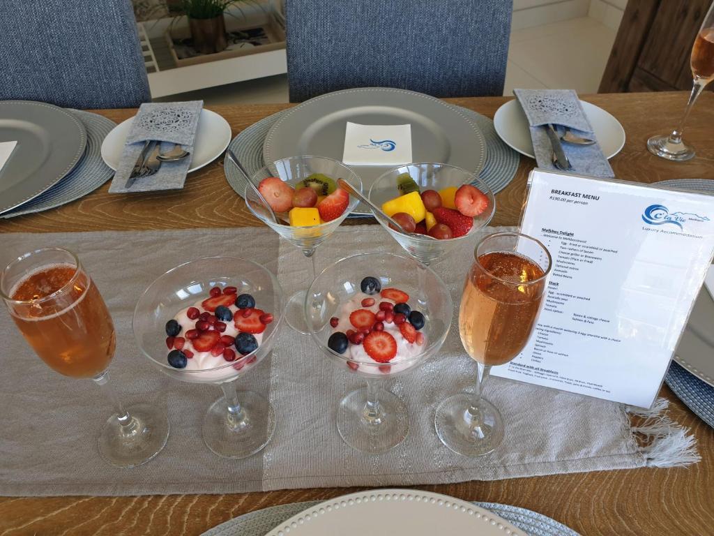 Nápoje v ubytování C' la Vie Luxury Accommodation