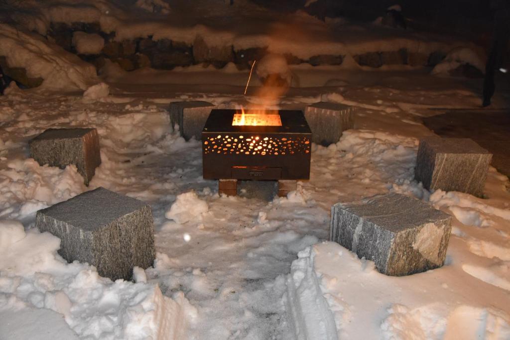 Landhotel Anna during the winter