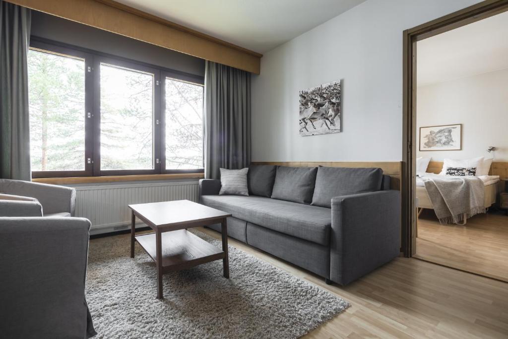 Posezení v ubytování Lapland Hotels Hetta