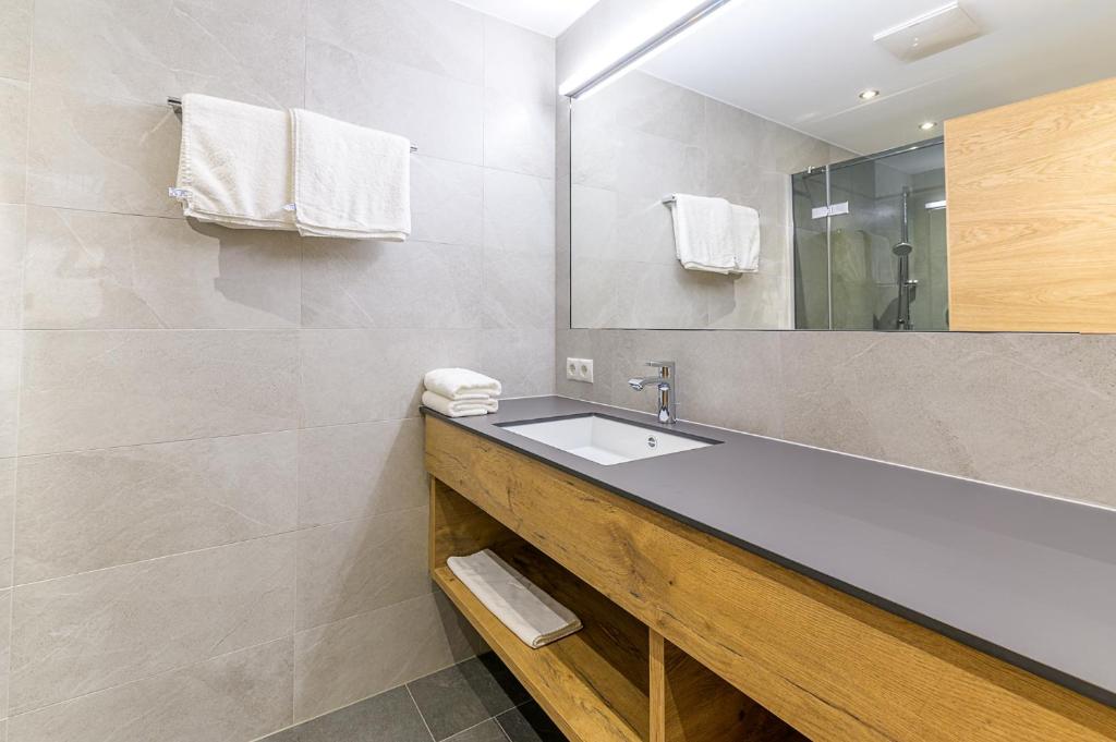 Koupelna v ubytování Residenz Schiestl