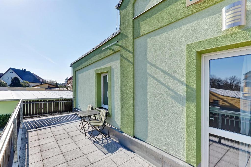 Balkón nebo terasa v ubytování Pension Česká