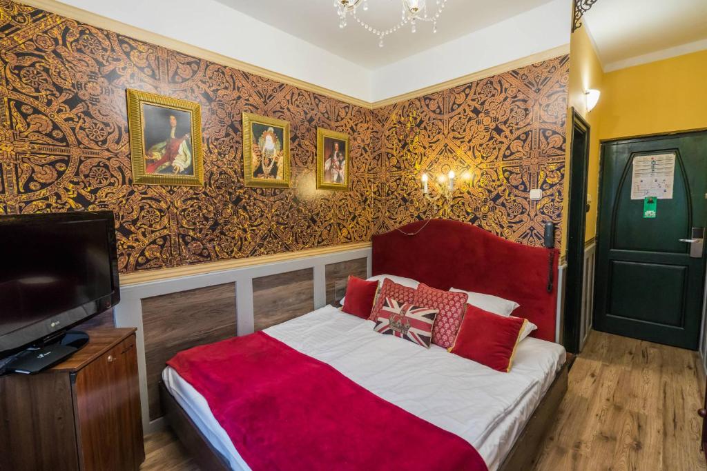 TV a/nebo společenská místnost v ubytování Janus Boutique Hotel & Spa