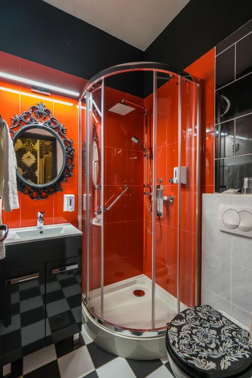 Koupelna v ubytování Janus Boutique Hotel & Spa