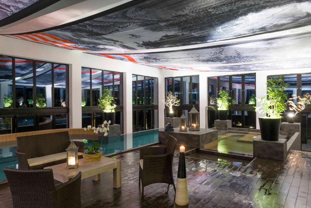Posezení v ubytování Oxigén Family Hotel Noszvaj