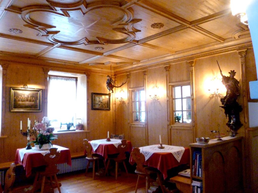 Restaurace v ubytování Cadore Haus