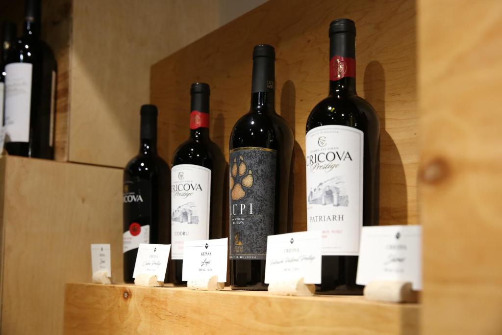 Nápoje v ubytování Wine Hotel Chisinau