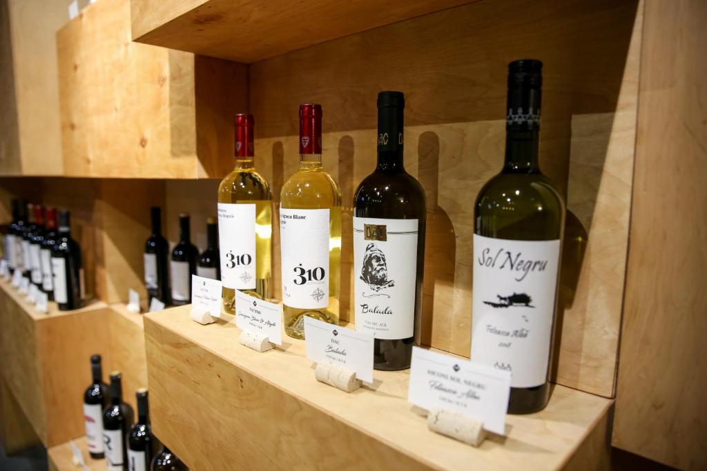 Nápoje v ubytování Wine Hotel Chisinau
