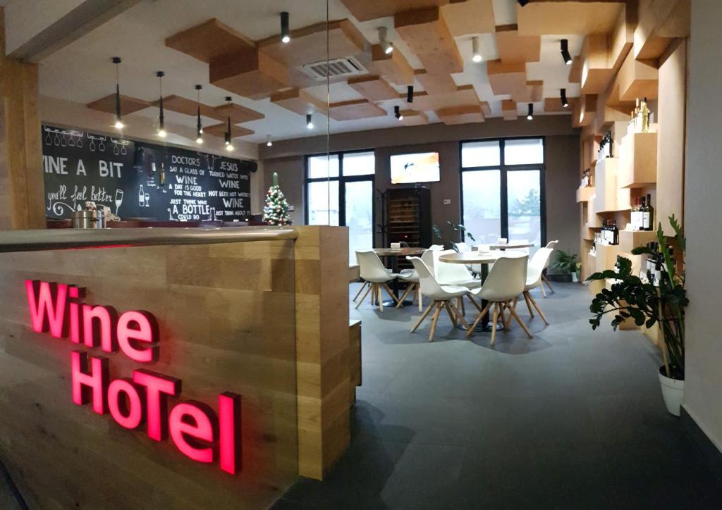 Nápoje v ubytování Wine Hotel Chisinau