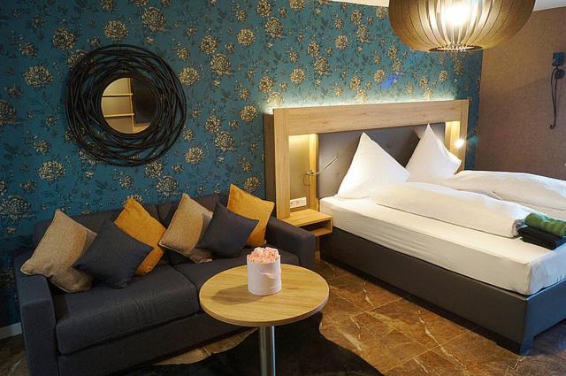 Postel nebo postele na pokoji v ubytování Hotel Diamond