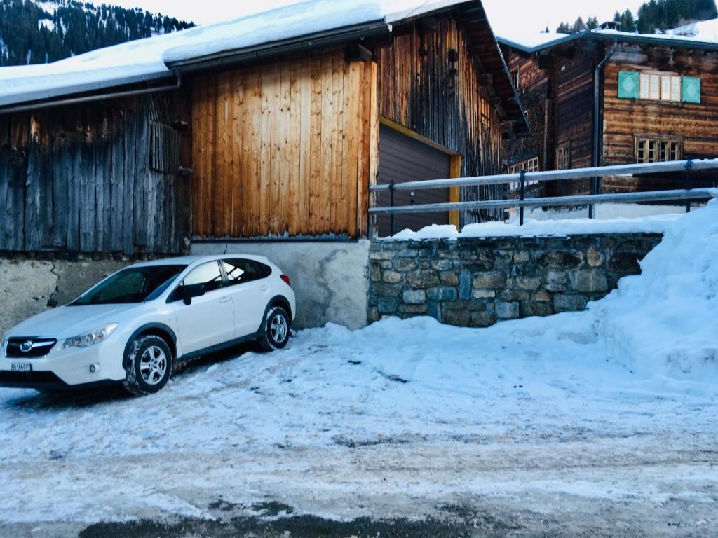Casa Nacla Sedrun/Surrein v zimě