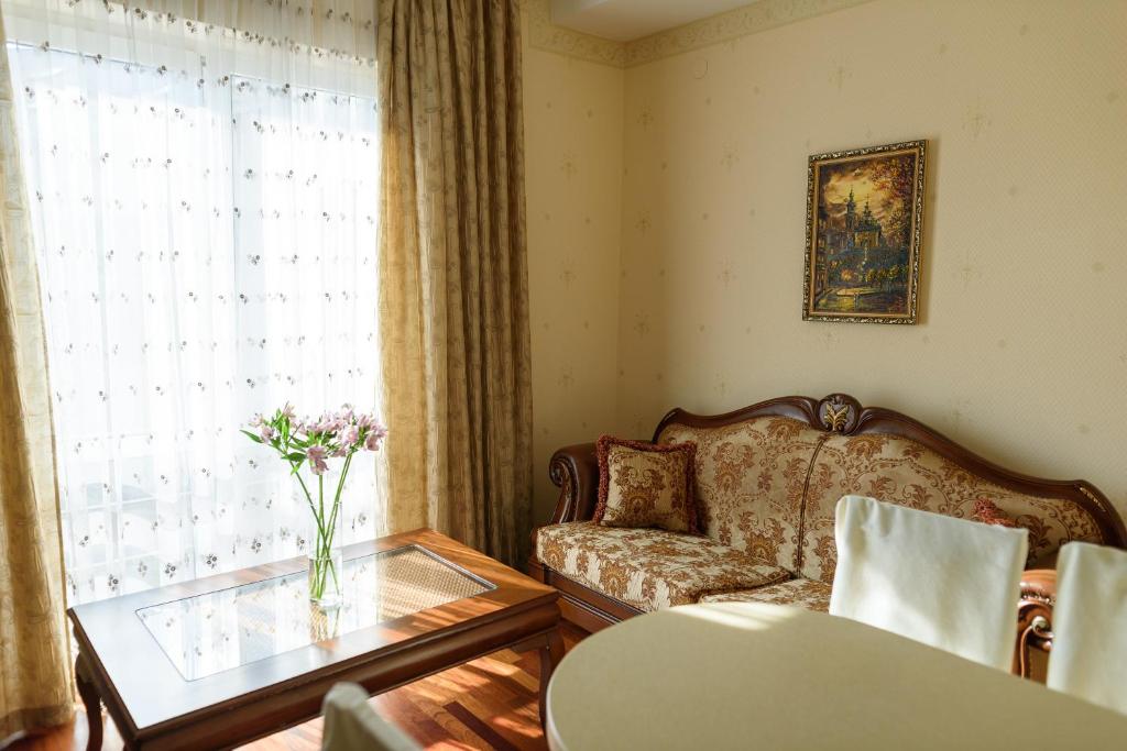 Posezení v ubytování Apart-Hotel Chale Graal