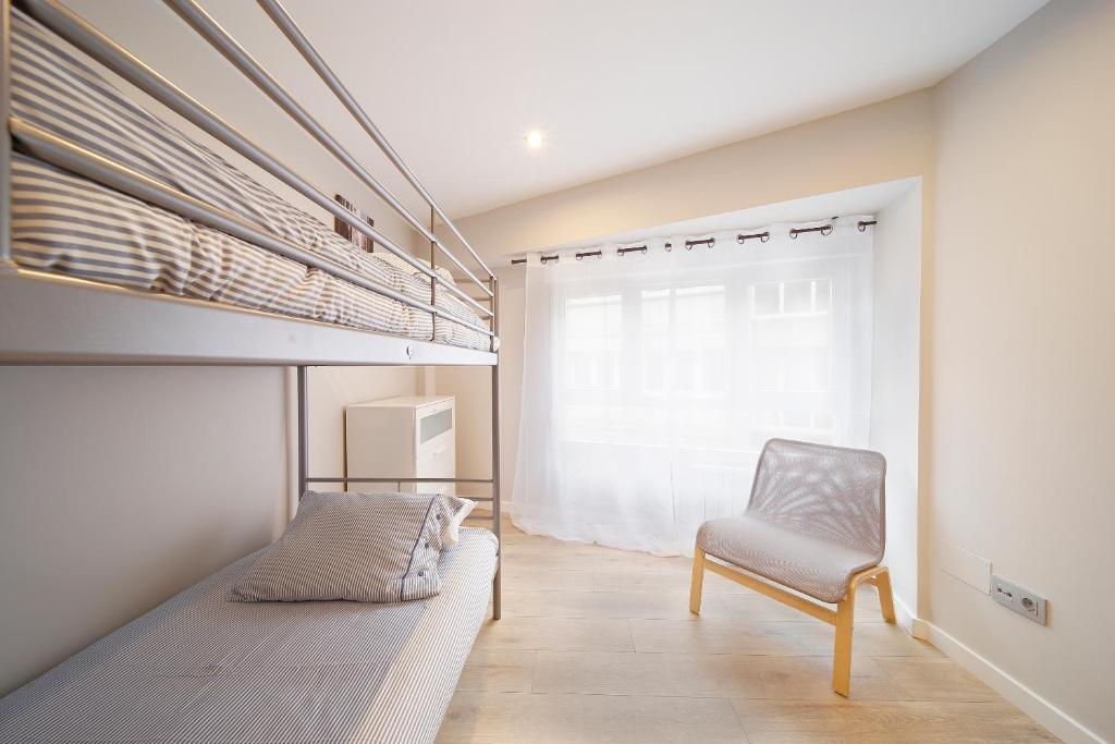 Postel nebo postele na pokoji v ubytování Apartamento Centro-Nautico V