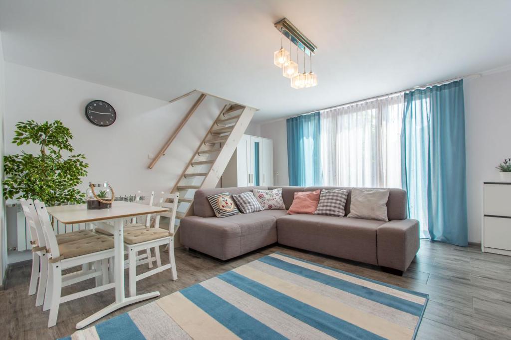 Posezení v ubytování Corka Rybaka Apartments