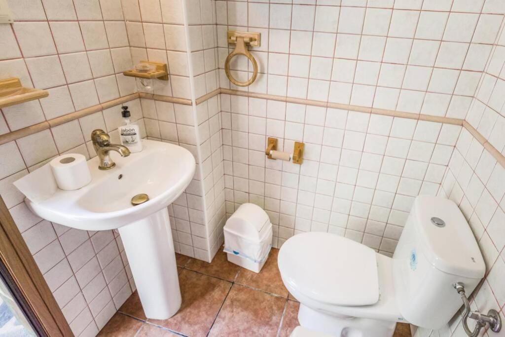 Koupelna v ubytování El Manantial