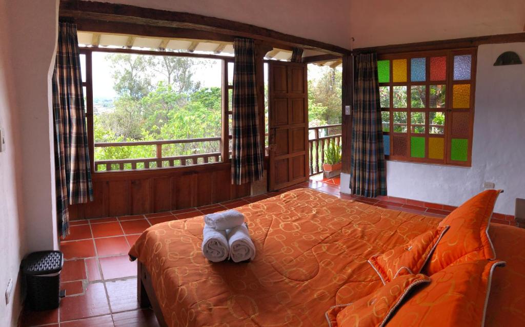 Posezení v ubytování Hostal Renacer