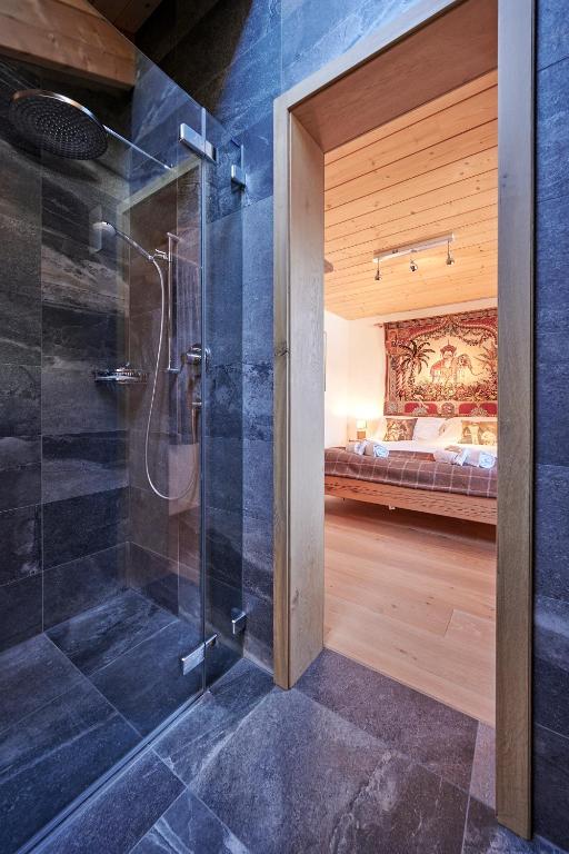Koupelna v ubytování Chalet Bärgsunna Penthouse