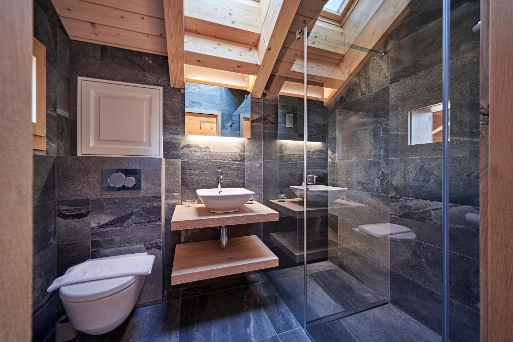 Koupelna v ubytování Chalet Bärgsunna Penthouse