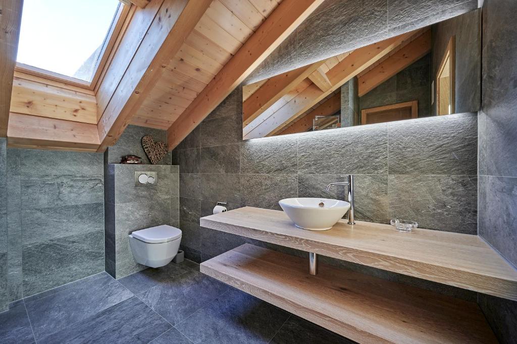 Koupelna v ubytování Chalet Bärgsunna Penthouse