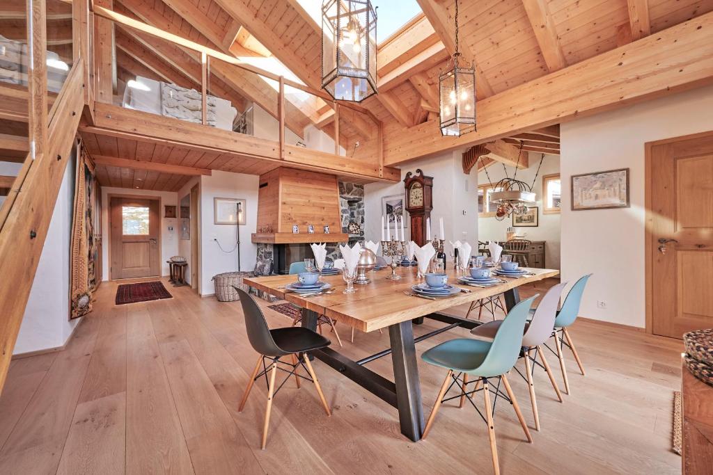Kuchyň nebo kuchyňský kout v ubytování Chalet Bärgsunna Penthouse