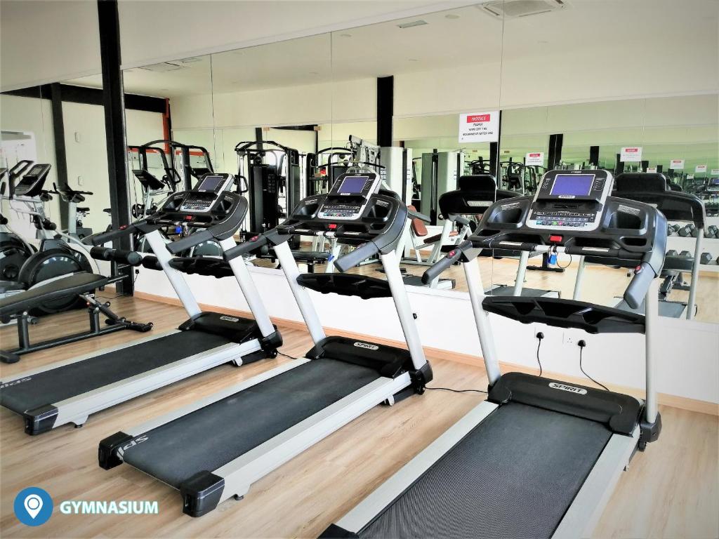 Fitness centrum a/nebo fitness zařízení v ubytování Desa Selatan Resort Pengerang