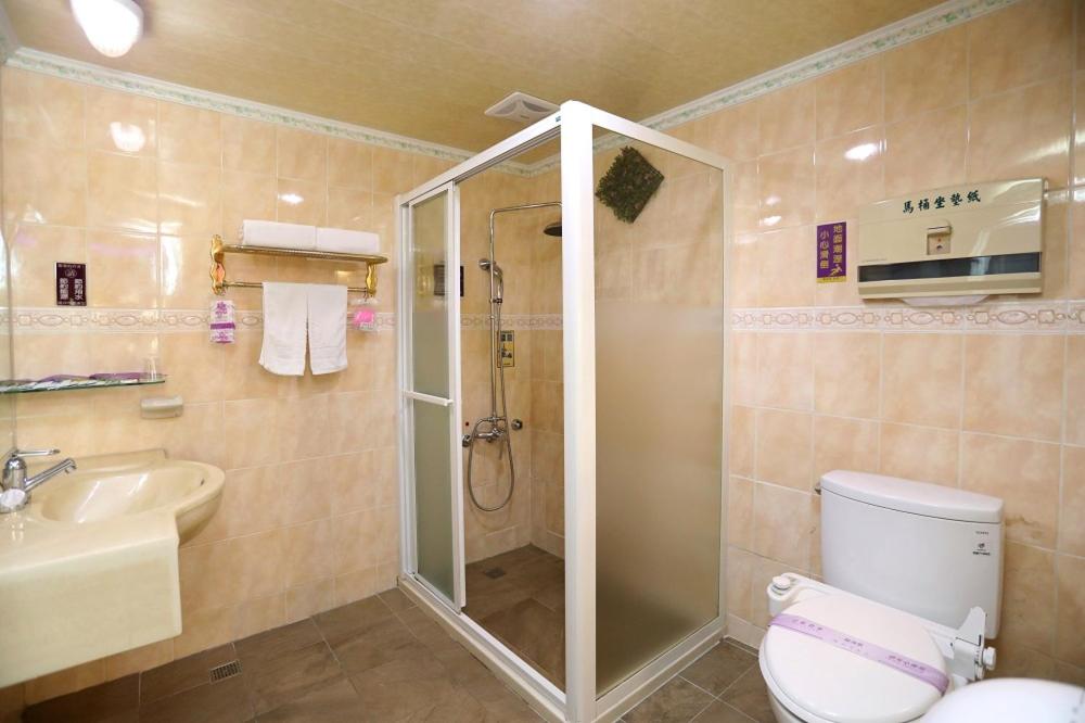 Koupelna v ubytování Wen Sha Bao Motel-Xinying