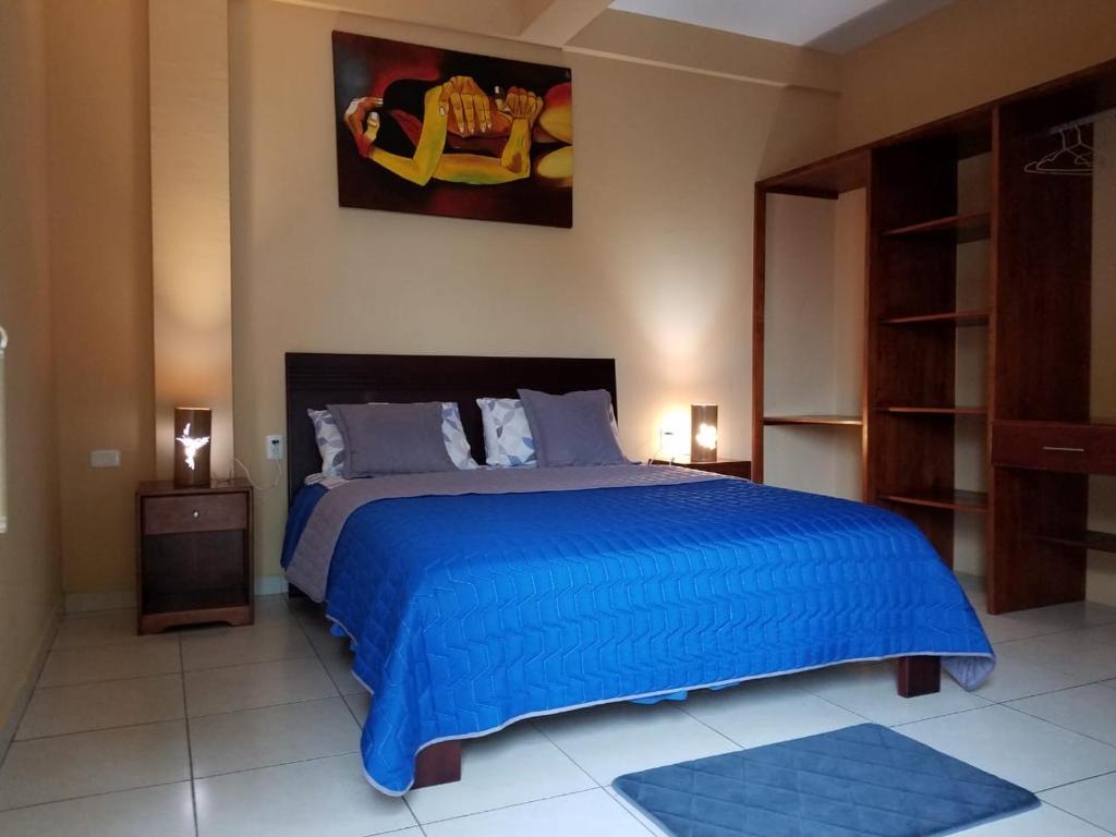 Postel nebo postele na pokoji v ubytování Hotel Soberao