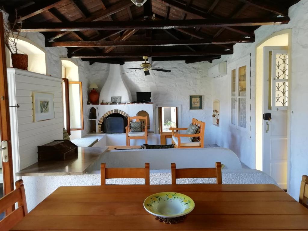 Posezení v ubytování Arbeli house
