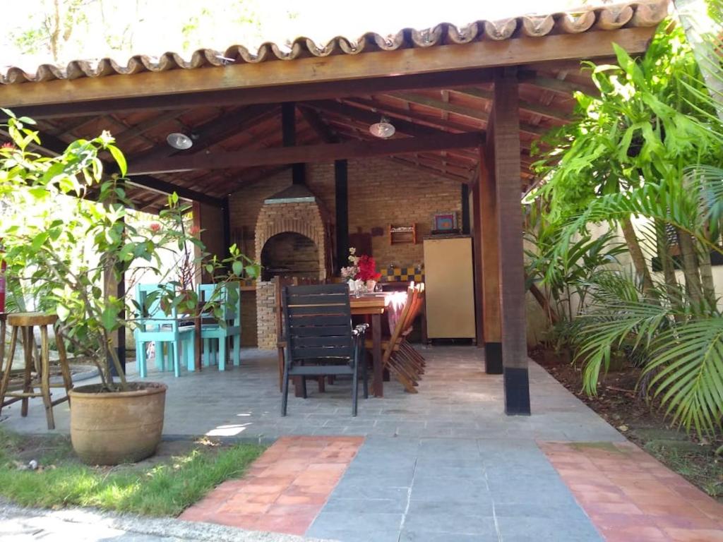 Patio nebo venkovní prostory v ubytování VILA LUMAR