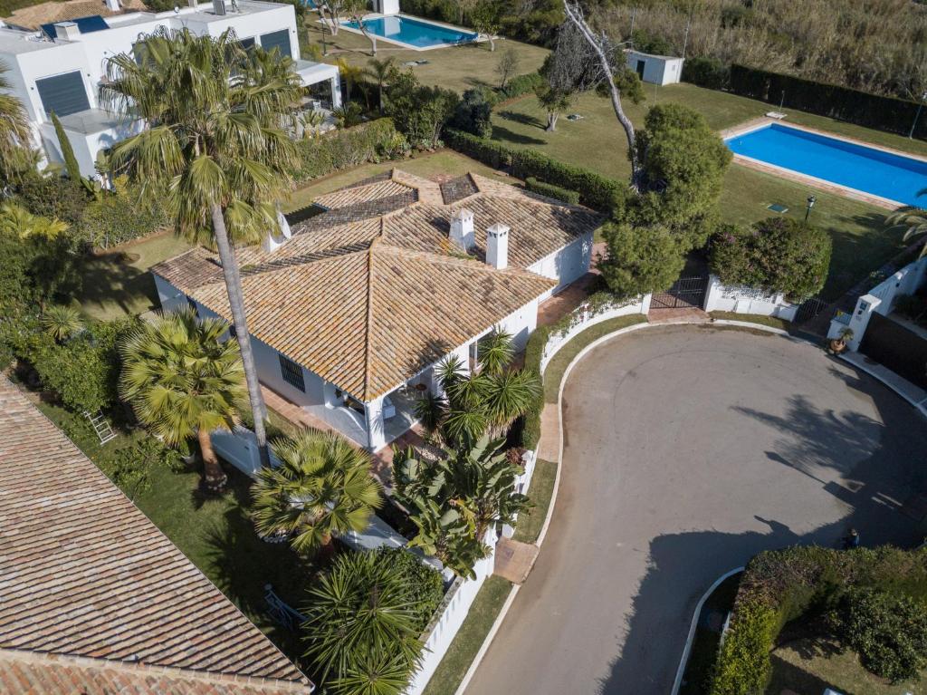 Charming 4bedroom Villa en Los Monteros Beach vista de pájaro