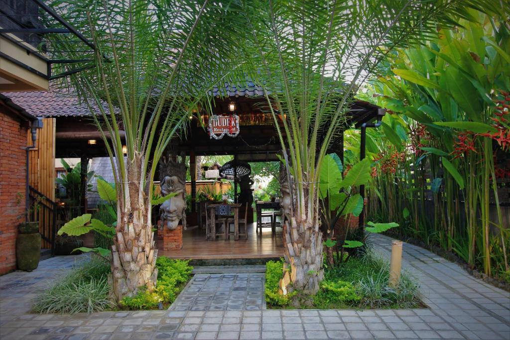 Zahrada ubytování Pondok Massas Ubud