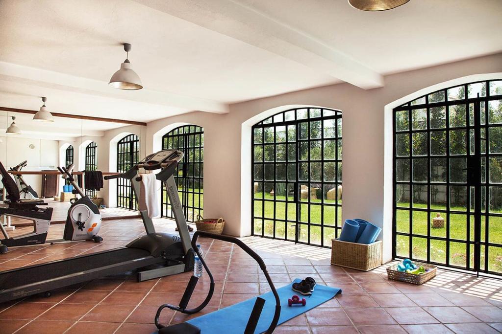 Das Fitnesscenter und/oder die Fitnesseinrichtungen in der Unterkunft Dar Tanja Boutique Hotel