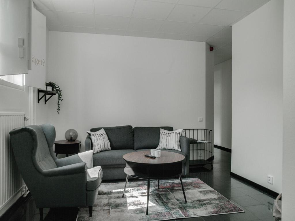 Posezení v ubytování Gamla Televerket B&B