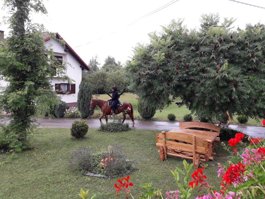 Vonkajšia záhrada v ubytovaní Ranch Terra