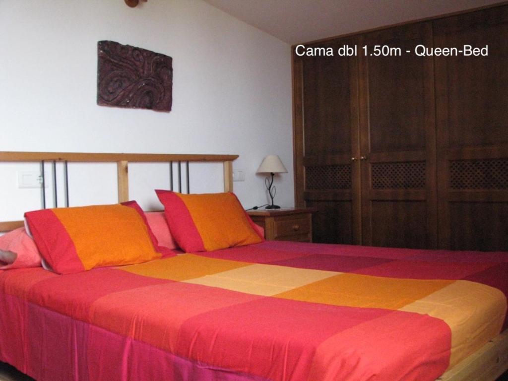 A bed or beds in a room at Casa GABO Mala-Lanzarote Norte