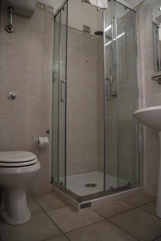 Kúpeľňa v ubytovaní Albergo Parco Gran Sasso