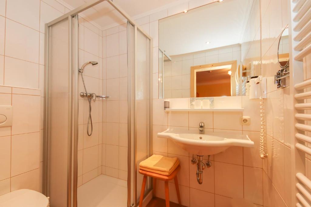 Koupelna v ubytování Hotel Oberwirt - nahe an Saalbach und Zell am See, Viehhofen Sommercard