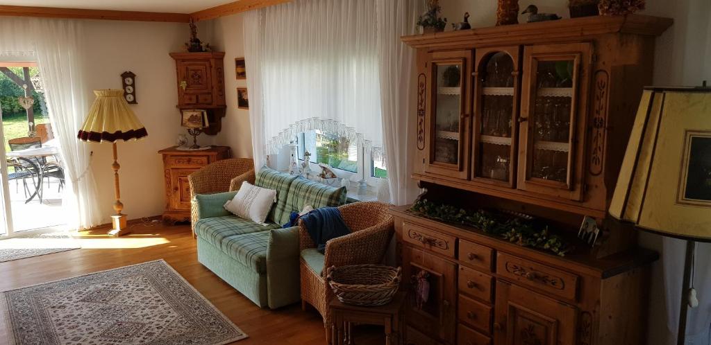 Kuchyň nebo kuchyňský kout v ubytování Ferienhaus Gemütlichkeit