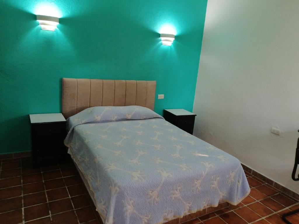 Postel nebo postele na pokoji v ubytování Hotel Tamuin