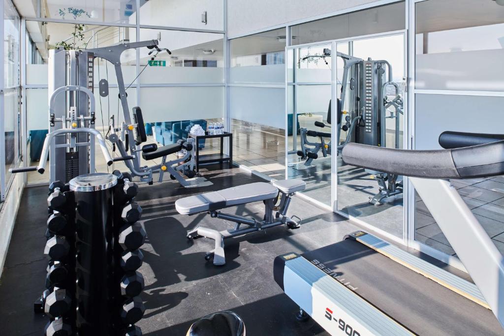 Fitness centrum a/nebo fitness zařízení v ubytování Best Western Plus Gran Hotel Centro Historico
