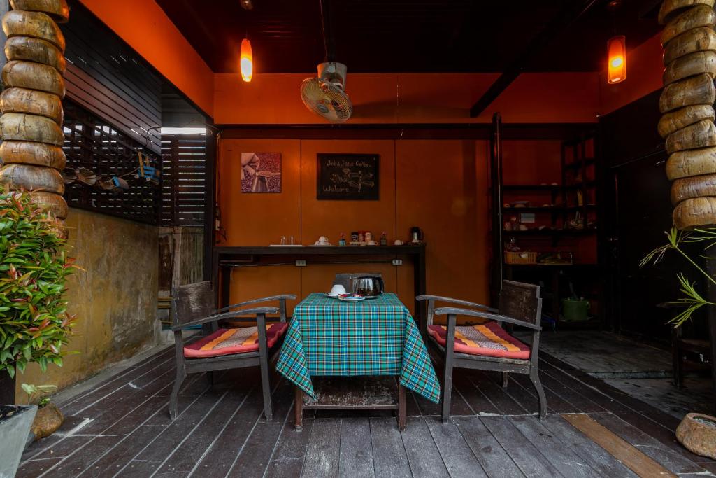 Posezení v ubytování JJ hut hotel