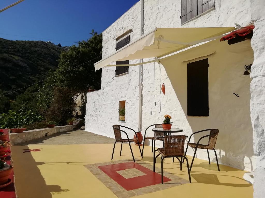 Balkón nebo terasa v ubytování Arbeli house