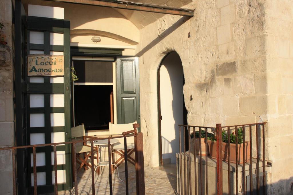 Balkón nebo terasa v ubytování Locus Amoenus