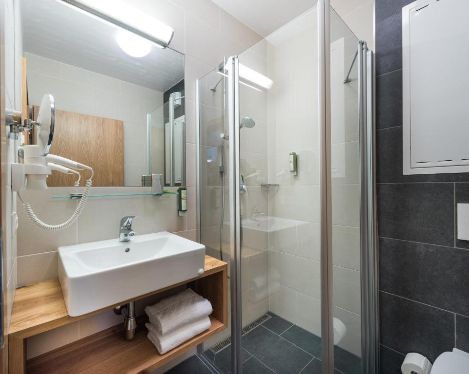Koupelna v ubytování AlpenParks Chalet & Apartment AreitXpress