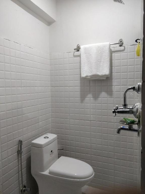 Koupelna v ubytování Hotel Samrajya Pvt. Ltd.