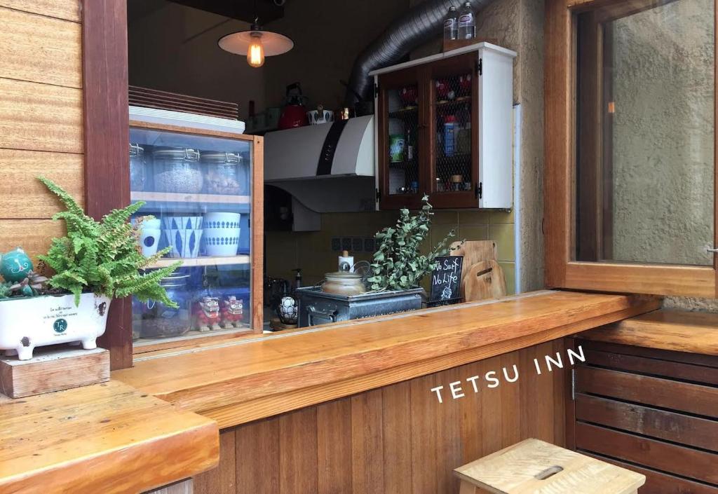 Kuchyň nebo kuchyňský kout v ubytování 墾丁寵物友善 鐵宿 Tetsu B&B