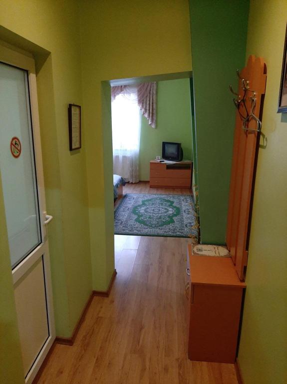Postel nebo postele na pokoji v ubytování Лагуна