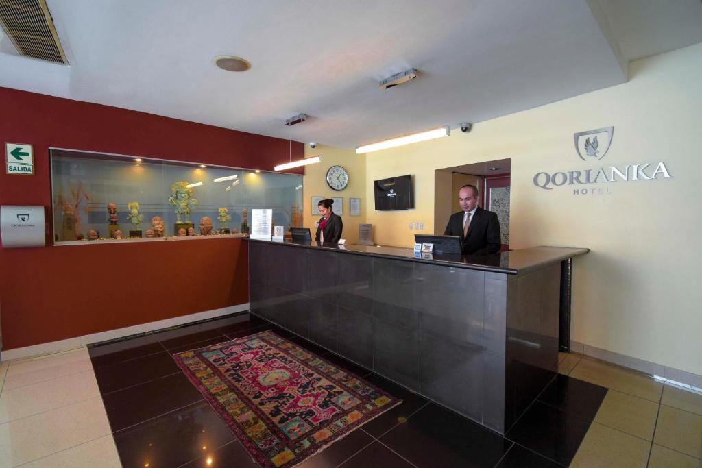 Hall o reception di Qorianka Hotel